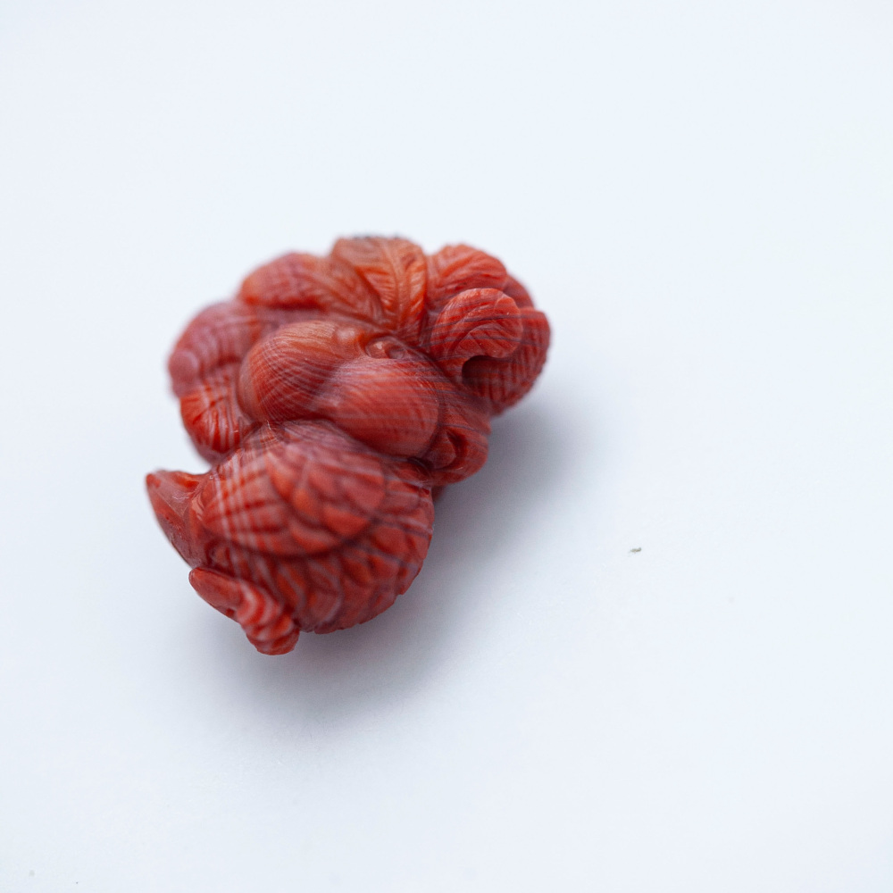 南红雕刻见我鹦鹉