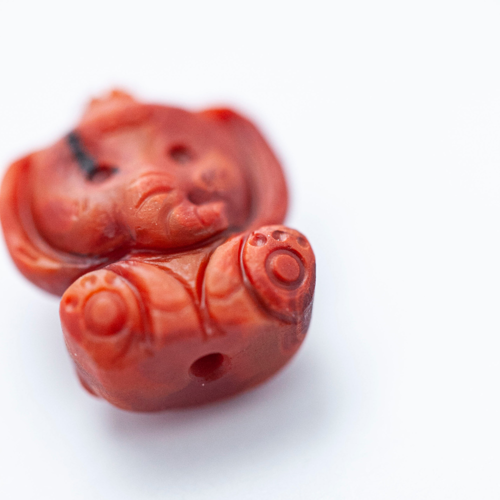 南红雕刻件小象