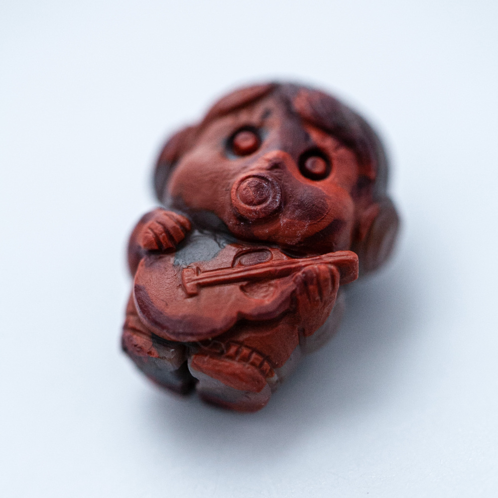 南红雕刻机小小吉他手