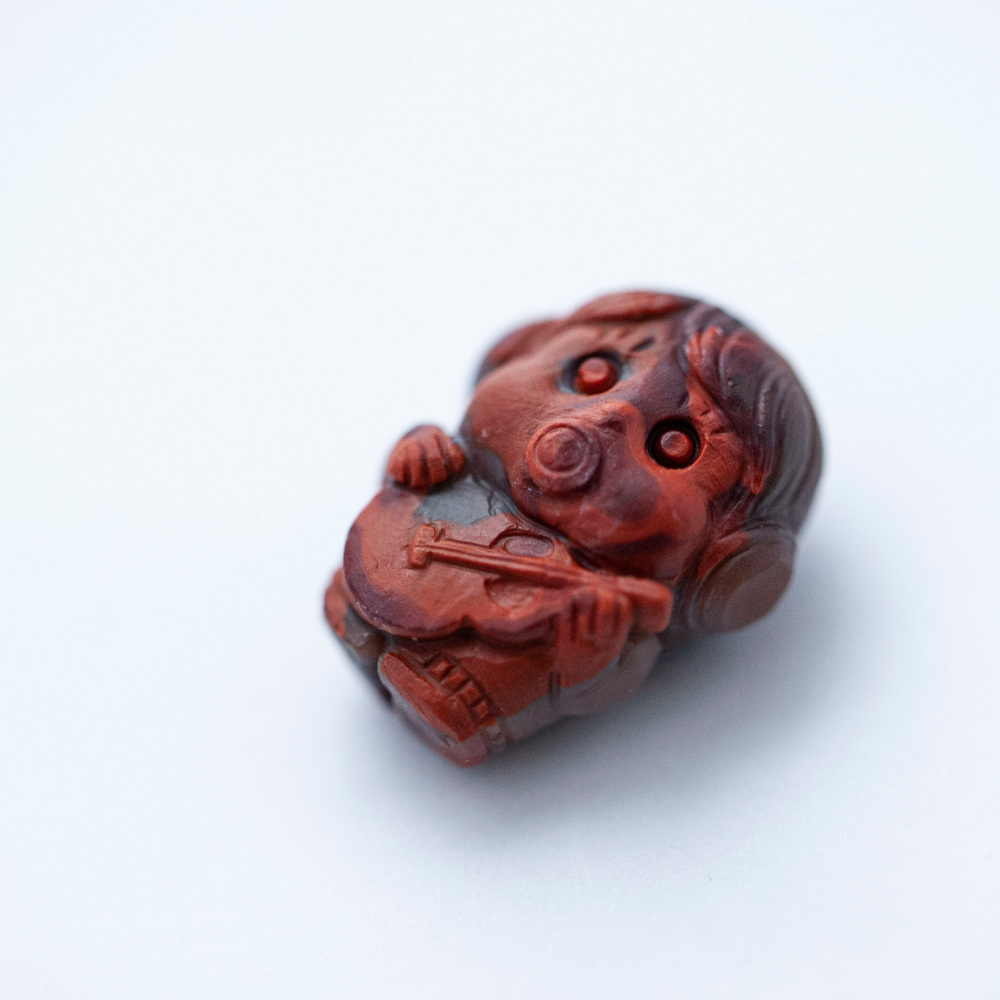 南红雕刻机小小吉他手