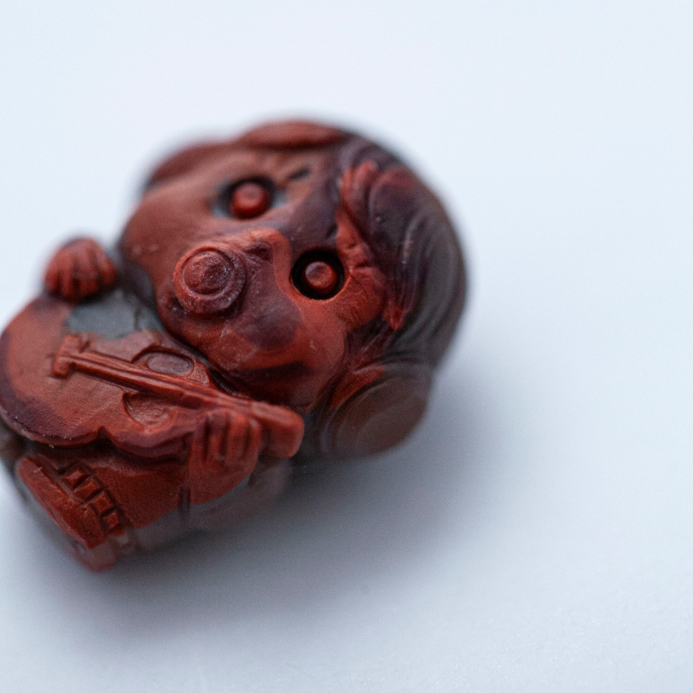 南红雕刻机小小吉他手