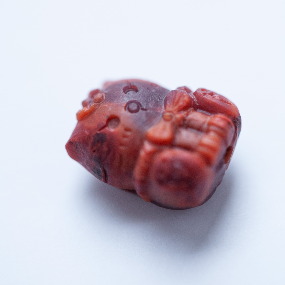 南红雕刻件招财猫