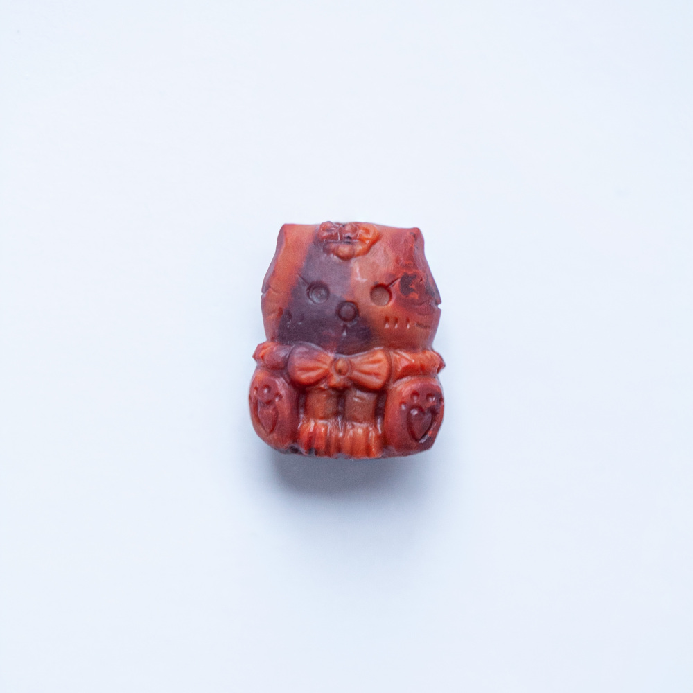 南红雕刻件招财猫