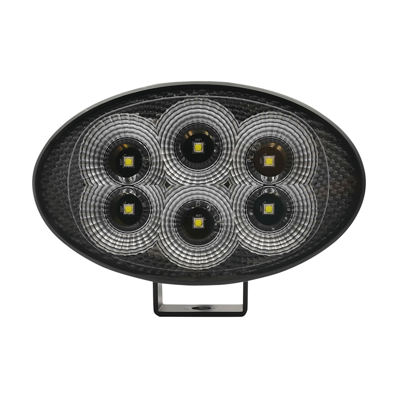 Oval shape O60 LED work light,Oval shape 66W extra wide 60° flood LED tractor minning work light,NSSC LIGHTING