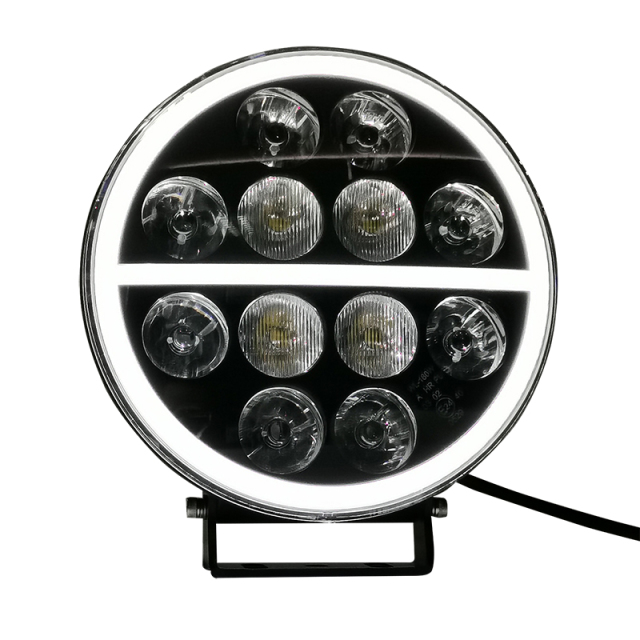 8.5" 180W LED Driving Light With position light,9 inch round 180W LED Driving light with DRL、position light,NSSC LIGHTING