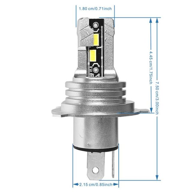 NH H4 All in one 1:1 size plug & play LED headlight bulb,All in one 1:1 size designed plug and play LED headlight bulb NH H4,NSSC LIGHTING