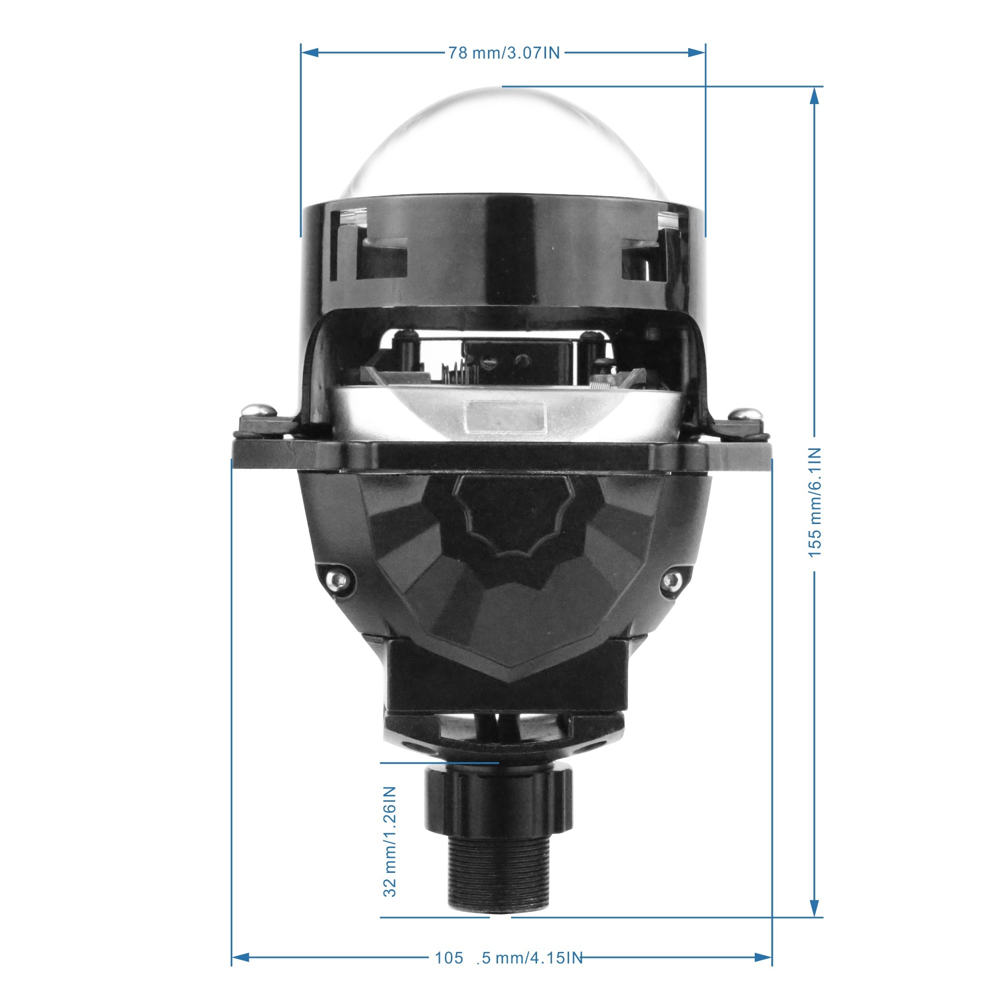 3 Inch BI-LED projector lens 48W 60W,Popular 3 INCH BI-LED Projector lens module 48W 60W,NSSC LIGHTING