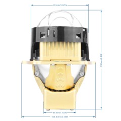 3 Inch LASER BI-LED projector lens 45W 55W,3 INCH LASER BI-LED Projector lens module 45W 55W,NSSC LIGHTING