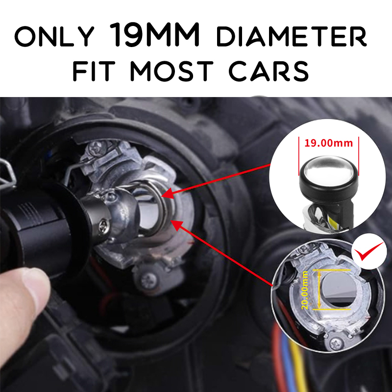 Mini 19mm lens 36W NL19 H4 LED projector lens headlight bulb,Mini 19mm projector lens NL19 H4 36W LED headlight bulb,NSSC LIGHTING