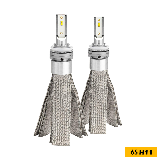 6S H11 copper belts LED headlight bulb,fanless copper belts LED headlight bulb 6S H11,NSSC LIGHTING