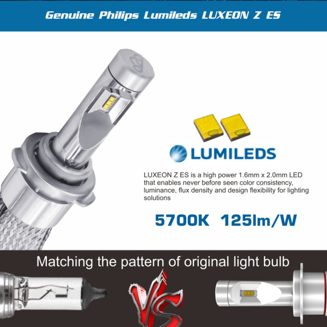 6S+ H7 copper belts LED headlight bulb,fanless copper belts LED headlight bulb 6S+ H7,NSSC LIGHTING