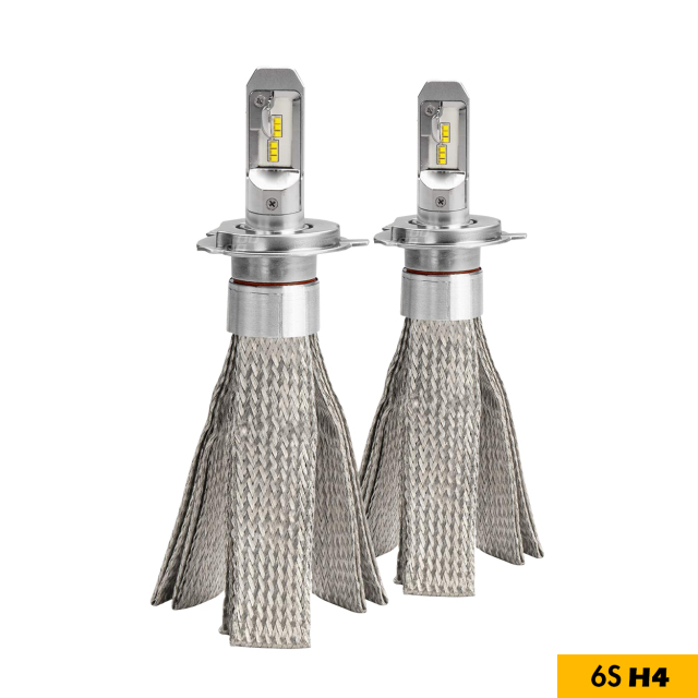 6S H4 copper belts LED headlight bulb,fanless copper belts LED headlight bulb 6S H4,NSSC LIGHTING