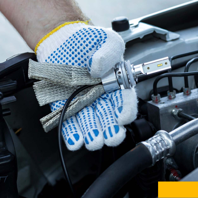 6S H7 copper belts LED headlight bulb,fanless copper belts LED headlight bulb 6S H7,NSSC LIGHTING