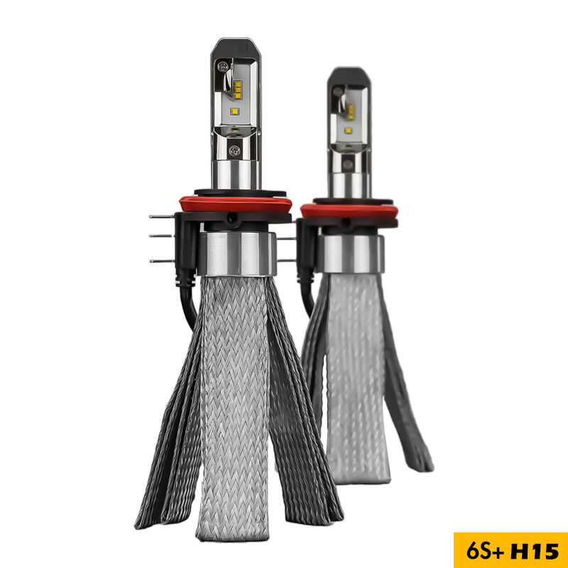 6S+ H15 copper belts LED headlight bulb,fanless copper belts LED headlight bulb 6S+ H15,NSSC LIGHTING