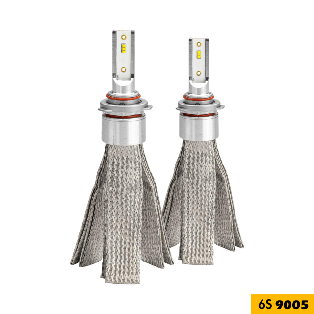 ,fanless copper belts LED headlight bulb 6S 9005,MY SHOP
