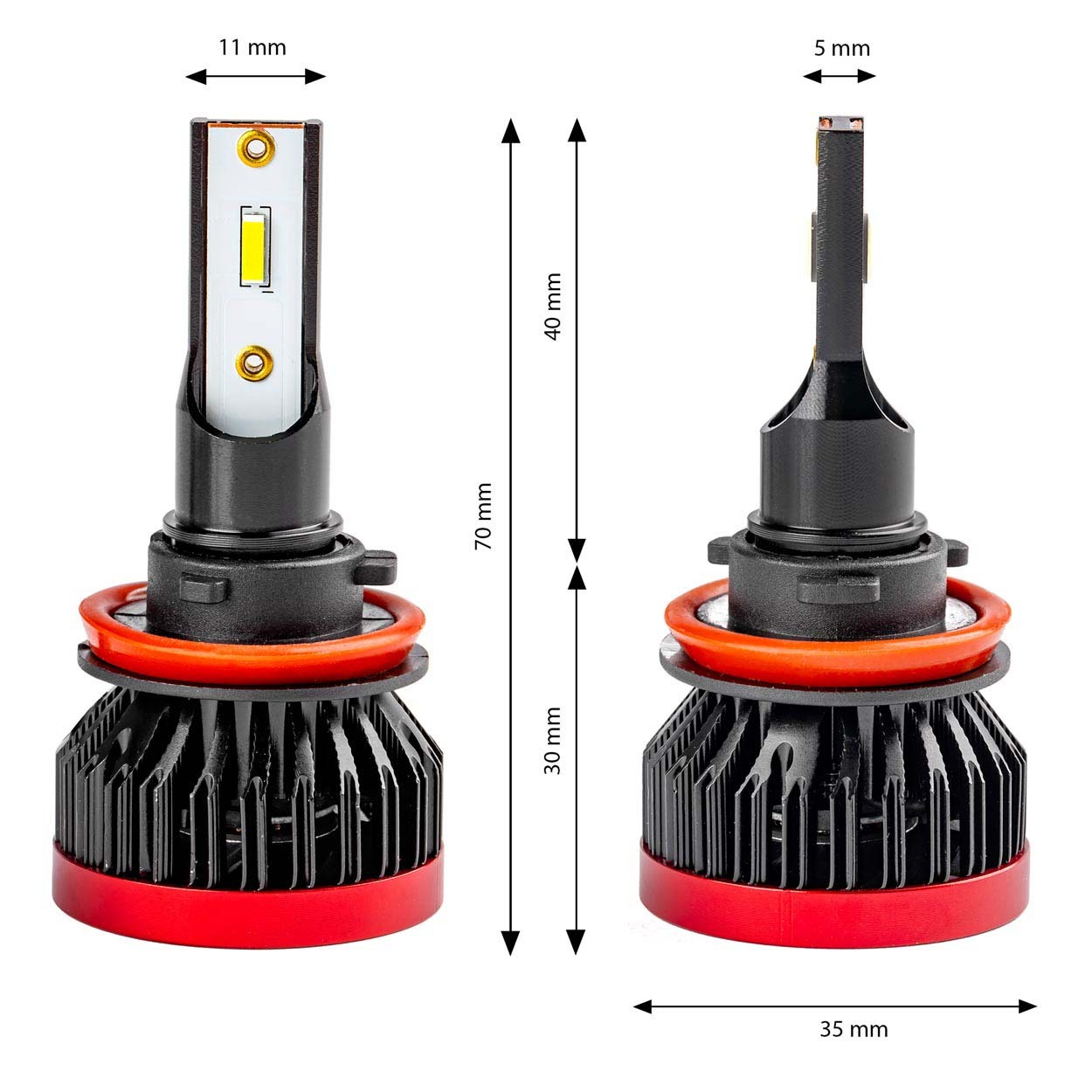 K2 H8 H9 H11 H16 one body 25W Error free LED headlight bulb,K2 H8 H9 H11 H16 25W one body no external driver plug & play LED headlight bulb,NSSC LIGHTING