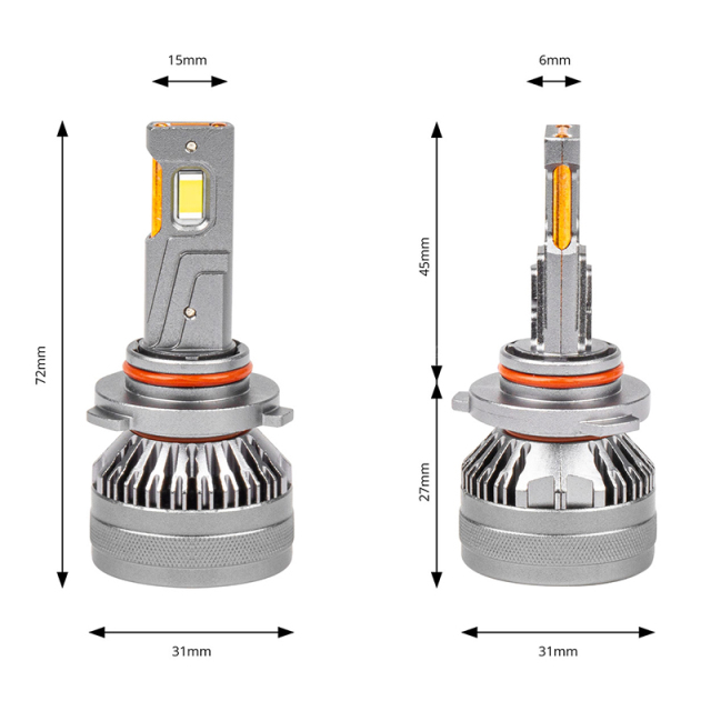 Z3 HIR2 9012 80W super power CANBUS free LED headlight bulb,Super power 80W Z3 HIR2 9012 CANBUS FREE plug and play double heat pipes cooling for longevity led headlight bulb,NSSC LIGHTING