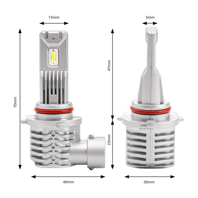 X1 HB3 9005 15W fanless plug & play LED headlight bulb,High power plug and play 15W CANBUS error free LED headlight bulb X1 HB3 9005,NSSC LIGHTING