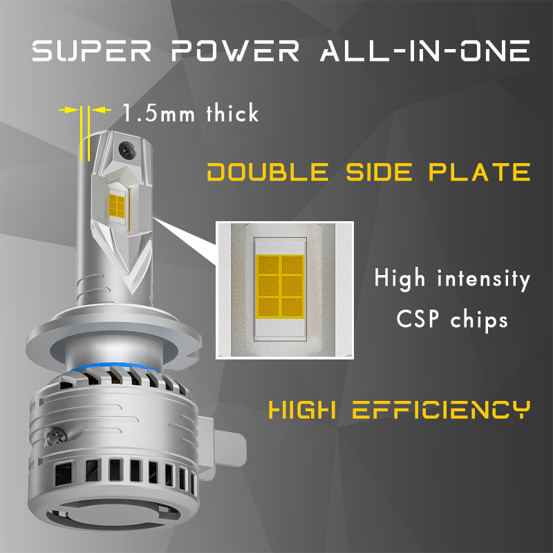 X9 H7 50W high power plug & play LED headlight bulb,High power plug and play 50W CANBUS error free LED headlight bulb X9 H7,NSSC LIGHTING