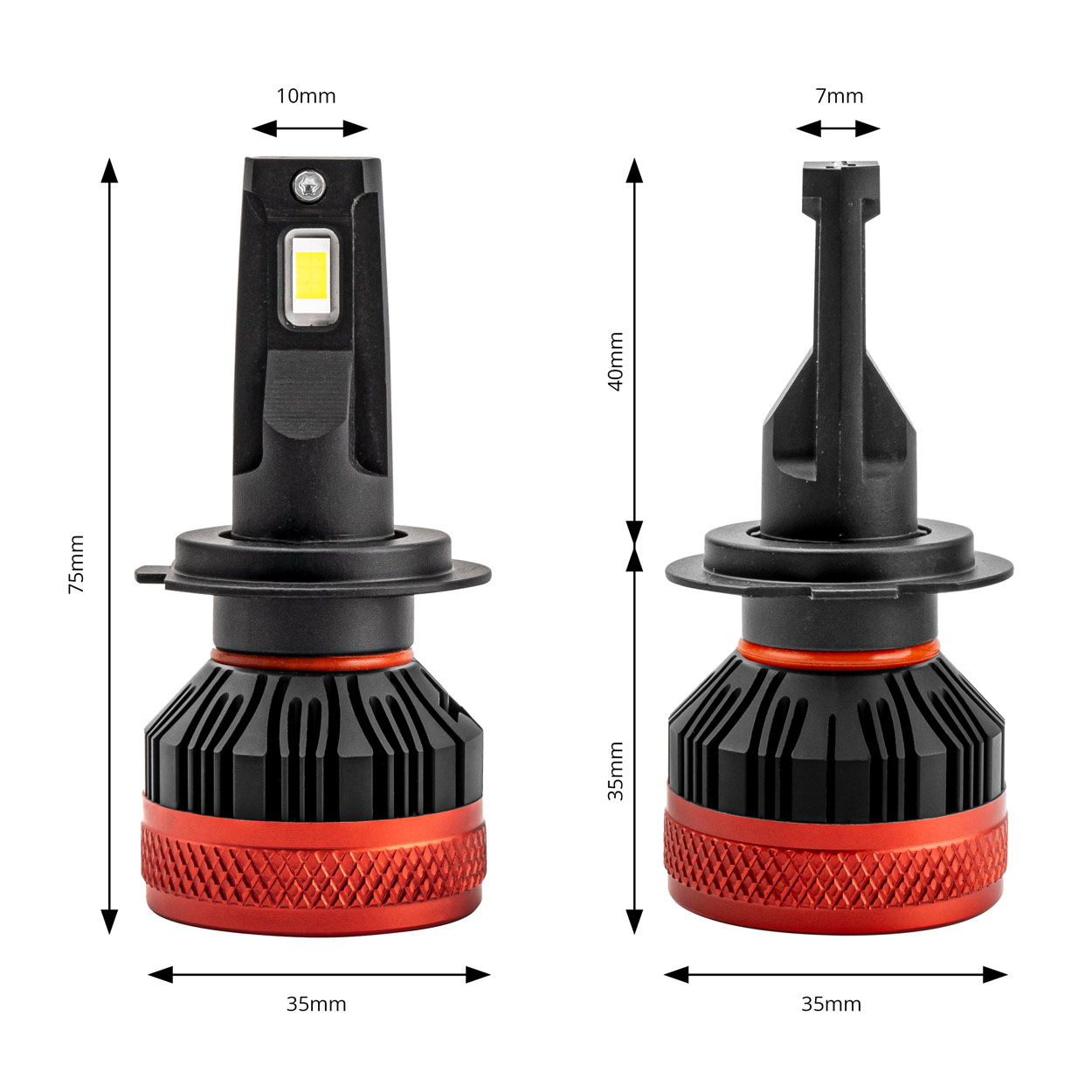 Z4 H7 45W super power CANBUS free LED headlight bulb,Super power Z4 H7 CANBUS FREE plug and play heat pipe cooling for longevity led headlight bulb,NSSC LIGHTING