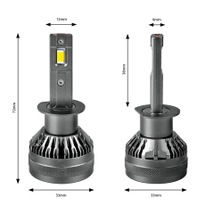 Z3 H1 80W super power CANBUS free LED headlight bulb,Super power 80W Z3 H1 CANBUS FREE plug and play double heat pipes cooling for longevity led headlight bulb,NSSC LIGHTING
