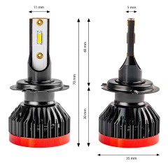 K2 H7 one body 25W Error free LED headlight bulb,K2 H7 25W one body no external driver plug & play LED headlight bulb,NSSC LIGHTING