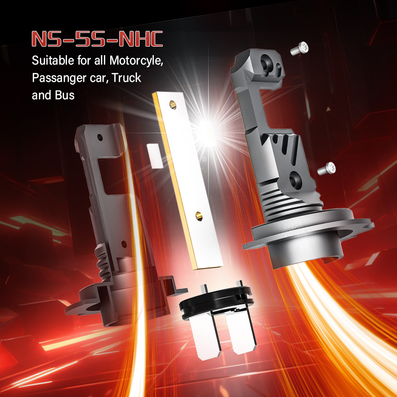 NHC H3 All in one 1:1 size plug & play LED headlight bulb,All in one 1:1 size designed plug and play LED headlight bulb NHC H3,NSSC LIGHTING