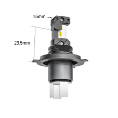 NHC H4 H19 All in one 1:1 size plug & play LED headlight bulb,All in one 1:1 size designed plug and play LED headlight bulb NHC H4 H19,NSSC LIGHTING