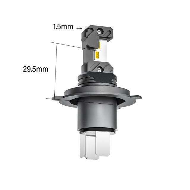 NHC H4 H19 All in one 1:1 size plug & play LED headlight bulb,All in one 1:1 size designed plug and play LED headlight bulb NHC H4 H19,NSSC LIGHTING