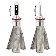 Economic Z6 H8 H9 H11 H16 copperhead 23W fanless LED headlight bulb,Economic fanless 23W copperhead LED headlight bulb Z6 H8 H9 H11 H16,NSSC LIGHTING