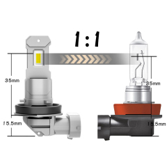 FHZ H8 H9 H11 H16 42W 1:1尺寸LED汽车大灯,诺思赛直插式42W智能解码大功率原装尺寸设计LED汽车大灯FHZ系列H8 H9 H11 H16,MY SHOP