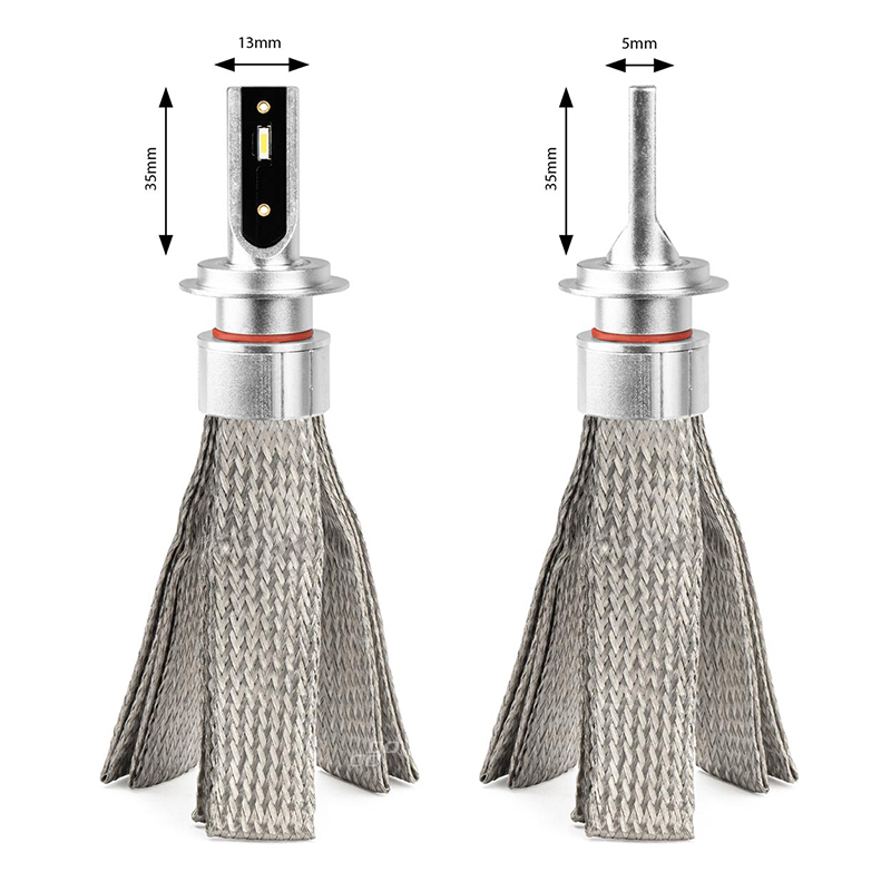 Economic Z6 H7 H18 copperhead 23W LED headlight bulb,Economic fanless 23W copperhead LED headlight bulb Z6 H7 H18,NSSC LIGHTING