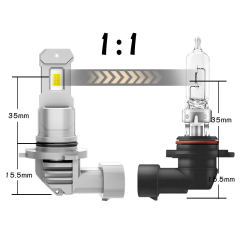 FHZ HB3 9005 42W 1:1尺寸LED汽车大灯,诺思赛直插式42W智能解码大功率原装尺寸设计LED汽车大灯FHZ系列HB3 9005,MY SHOP