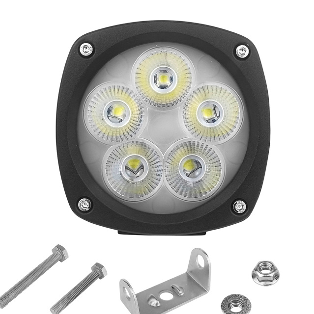 Economic 4.3" around 25W spot & flood Nordic quality LED work light,Economic 4.3 inch round 25W offroad mining agriculture tractor OEM LED work light,NSSC LIGHTING