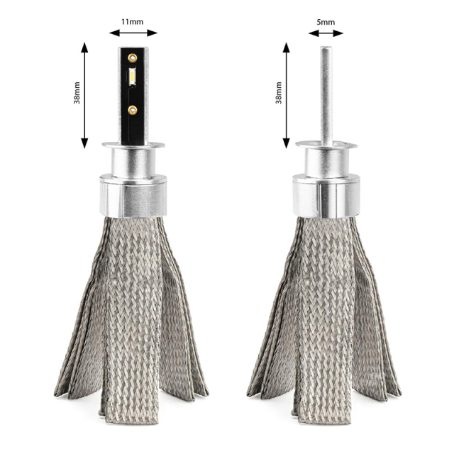 Economic Z6 H1 copperhead 23W fanless LED headlight bulb,Economic fanless 23W copperhead LED headlight bulb Z6 H1,NSSC LIGHTING