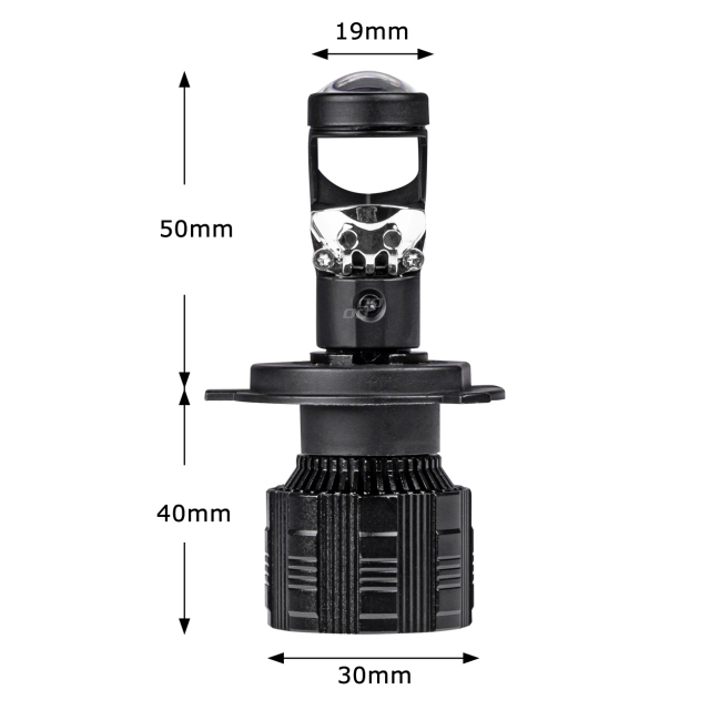 Mini 19mm lens 36W NL19 H4 LED projector lens headlight bulb,Mini 19mm projector lens NL19 H4 36W LED headlight bulb,NSSC LIGHTING