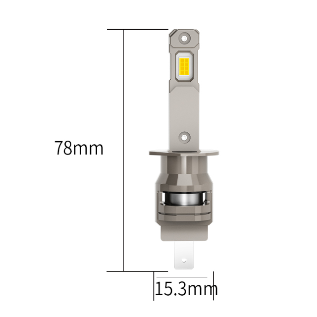 FHZ H1 42W 1:1尺寸LED汽车大灯,诺思赛直插式42W智能解码大功率原装尺寸设计LED汽车大灯FHZ系列H1,MY SHOP