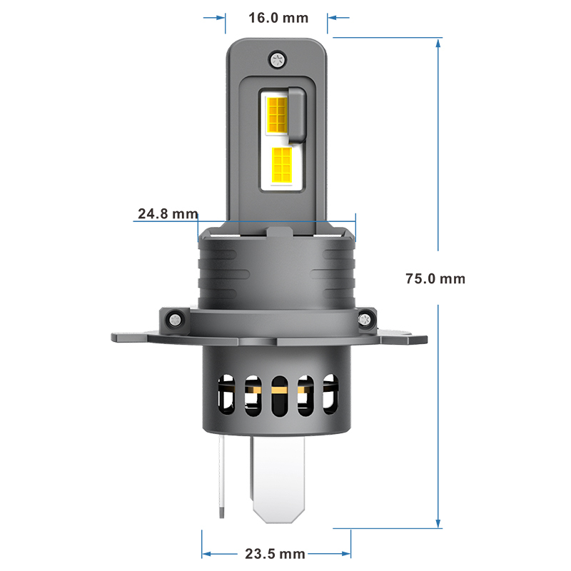 Ultra-Bright FH PRO CANBUS H4 H19 LED Headlight – 12V/24V, Plug & Play, No Glare,Ultra-Bright FH PRO CANBUS H4 H19 LED Headlight – 12V/24V, Plug & Play, No Glare,NSSC LIGHTING
