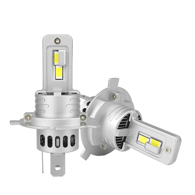 Trouble-Free CANBUS LED Headlight Bulb: FH PRO H4 H19 Silver, 12V/24V for All Vehicles,Trouble-Free CANBUS FH PRO H4 H19 Silver LED Headlight Bulb – 12V/24V, High Brightness for Cars & Trucks,NSSC LIGHTING