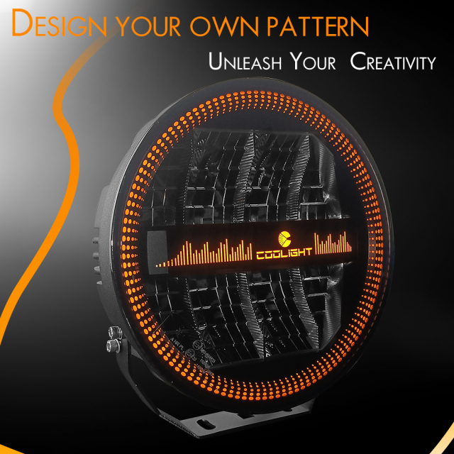 N9Y-Creative Series: 9" Customizable LED Auxiliary Light with Personalized Design & Driving Beam,N9Y-Creative Series: 9" Customizable LED Auxiliary Light with Personalized Design & Driving Beam,NSSC LIGHTING