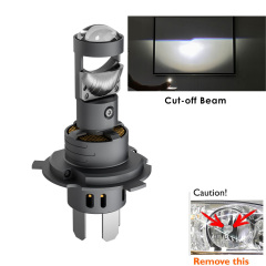 H4 Mini LED Headlight Bulb - NL19HS Ultra-Compact 19mm Lens for Easy Plug & Play Installation,H4 Mini LED Headlight Bulb - NL19HS Ultra-Compact 19mm Lens for Easy Plug & Play Installation,NSSC LIGHTING