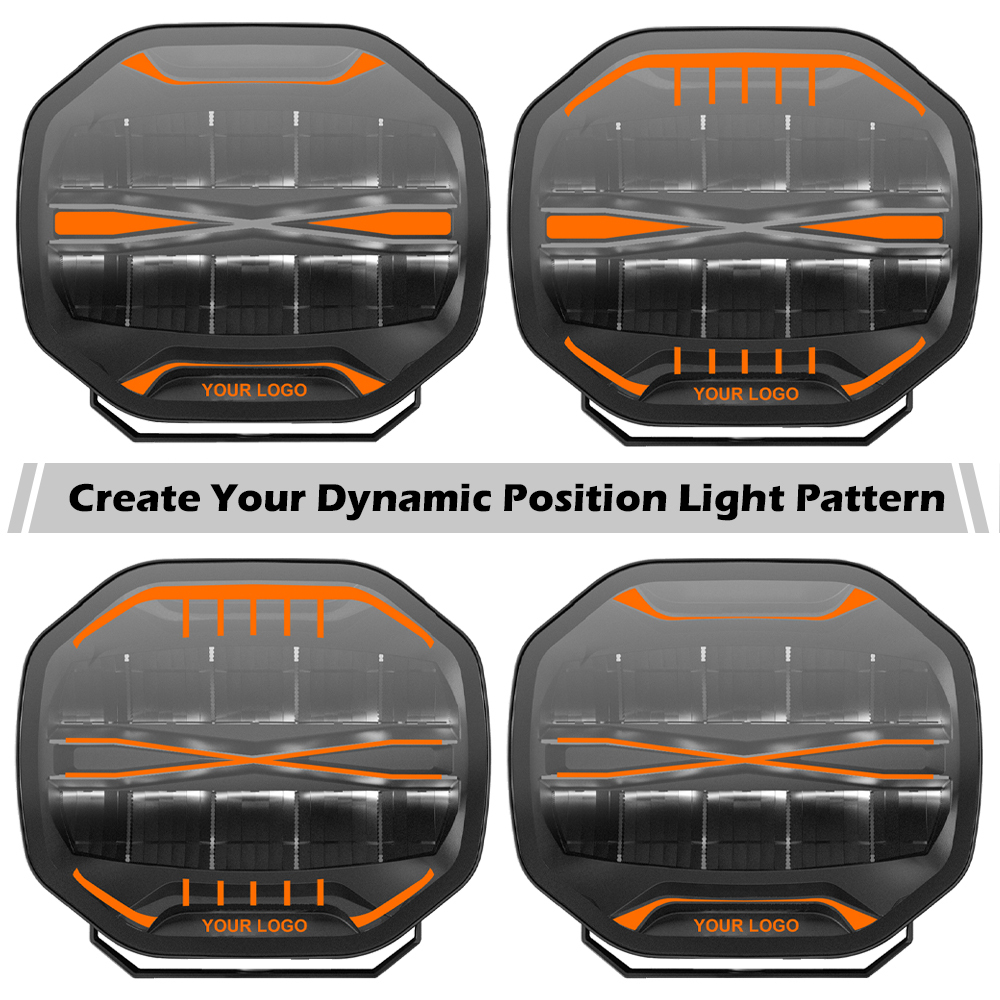 C9Y-LT create 9 inch LED auxiliary light with custom-made position light pattern & strobe light,C9Y-LT create 9 inch LED auxiliary light with custom-made position light pattern & strobe light,NSSC LIGHTING