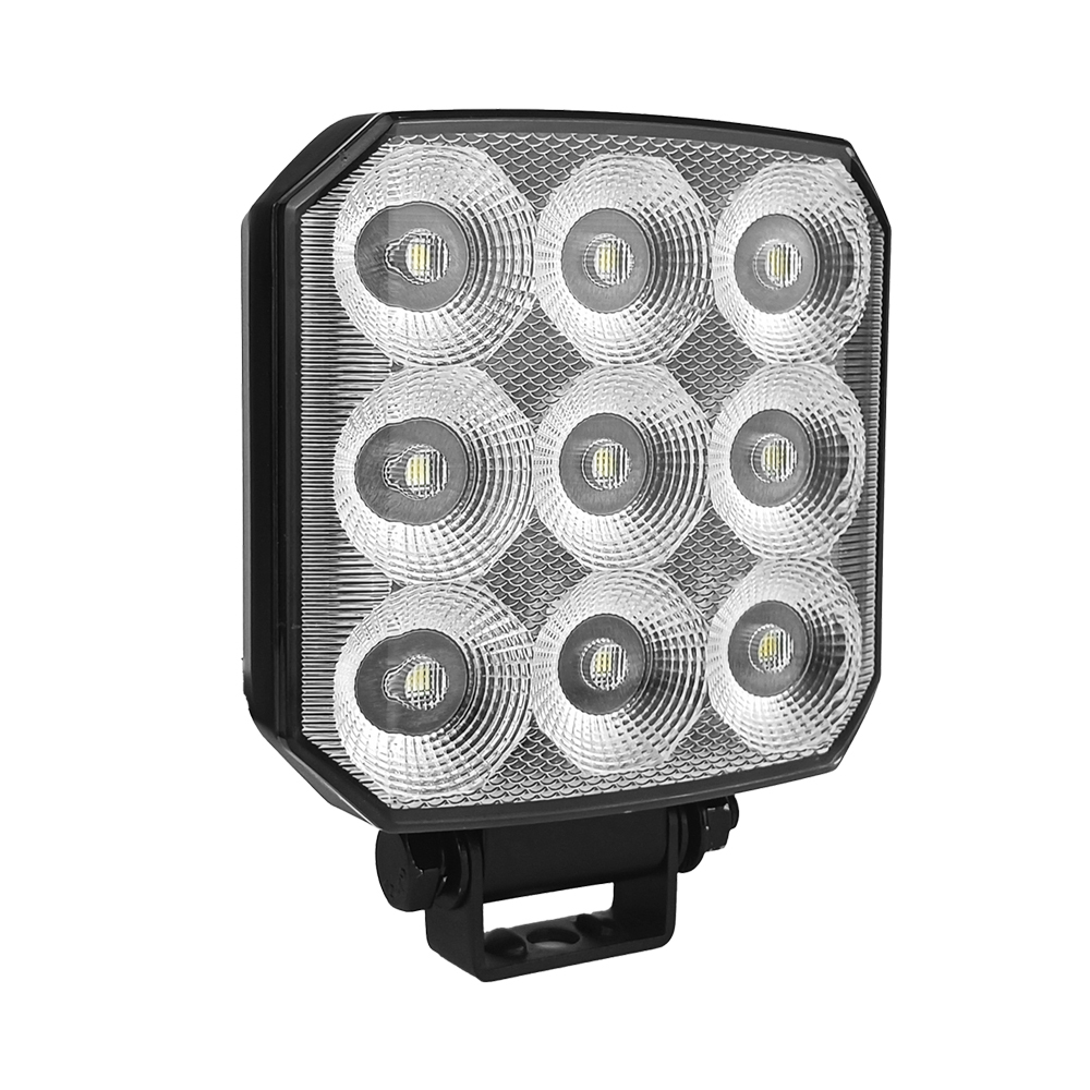 3‑Color Ultra Wide Flood LED Work Lamp | WL-09T – 24W, IP68, 9‑50V DC, Ideal for Trucks & Machinery,50W 3-Color LED Work Light IP68 9-50V – for Tractor Truck Machinery WL-09T,NSSC LIGHTING