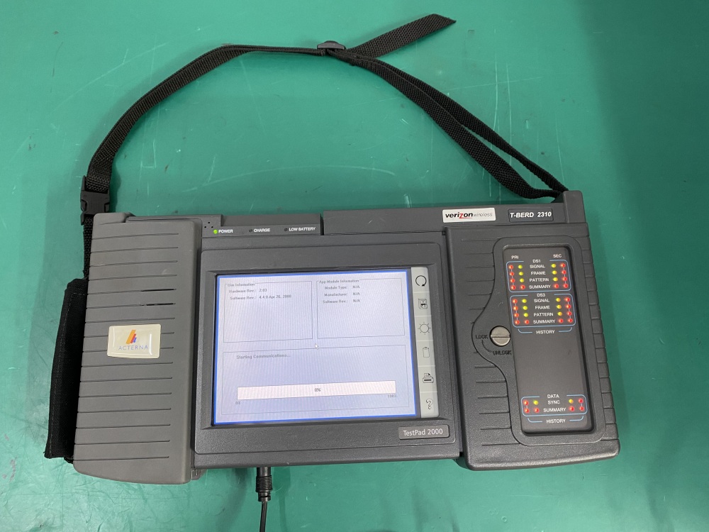ACTERNA TestPad 2000 T-BERD 2310 Communication and Network Analyzer Pad -2