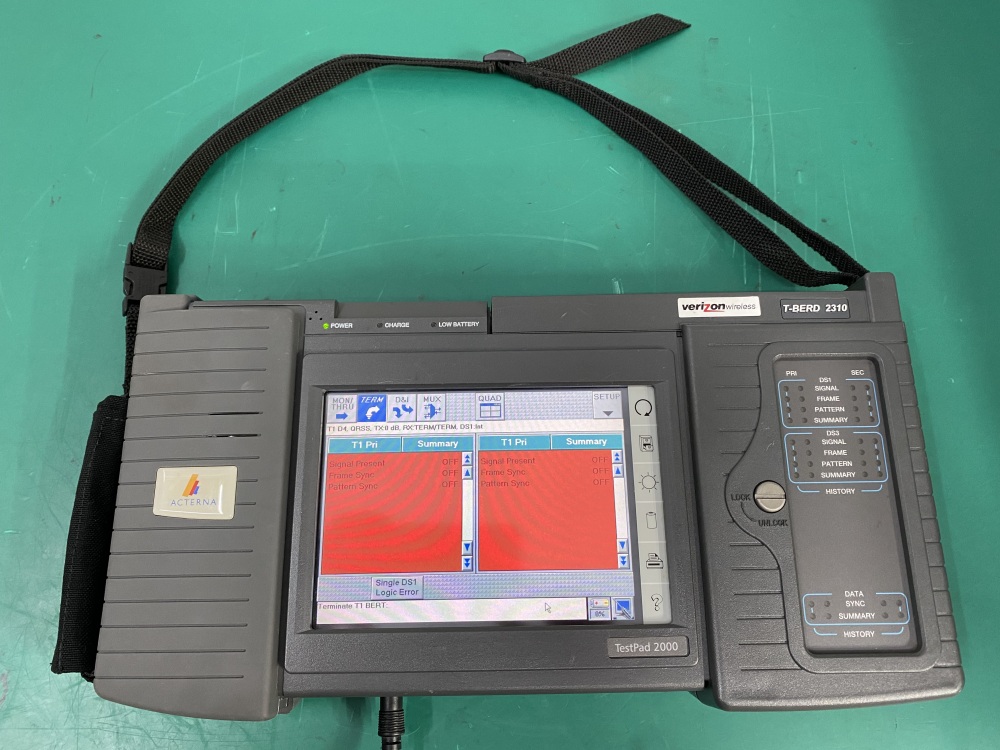 ACTERNA TestPad 2000 T-BERD 2310 Communication and Network Analyzer Pad -2