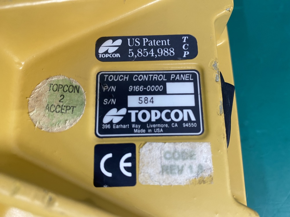 TOPCON TOUCH CONTROL PANEL Touch Serives 5