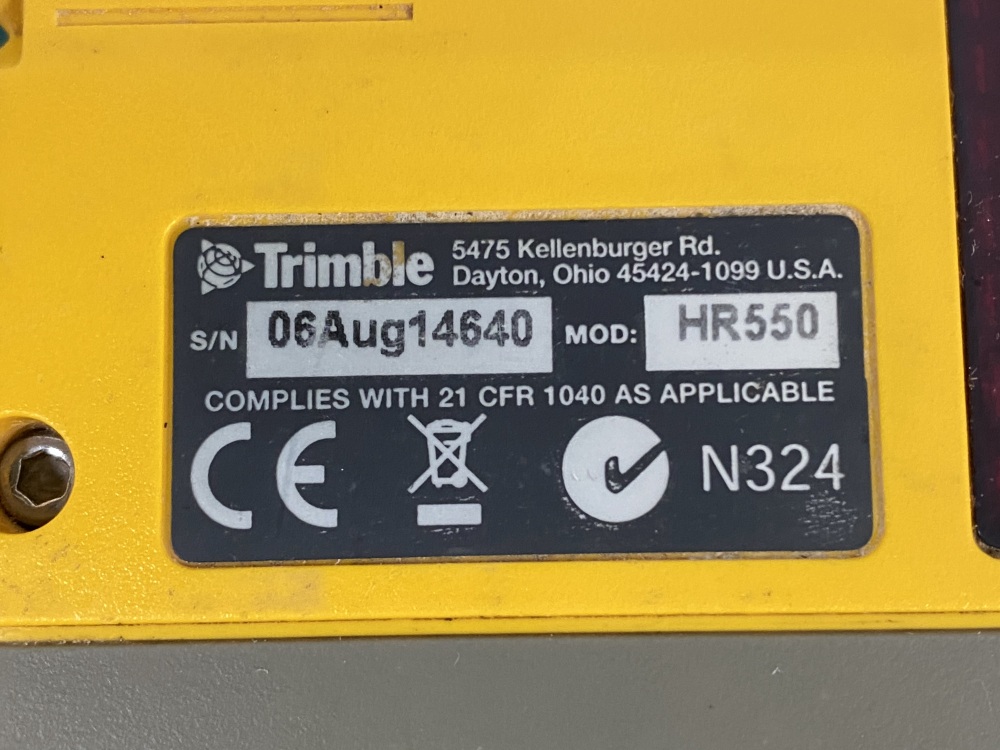 TRIMBLE SPECTRA PRECISION HR550 LASER RECEIVER