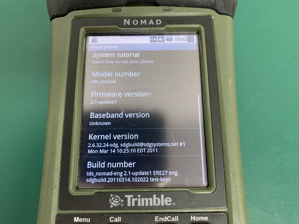 Trimble NOMAD Data Collector -7