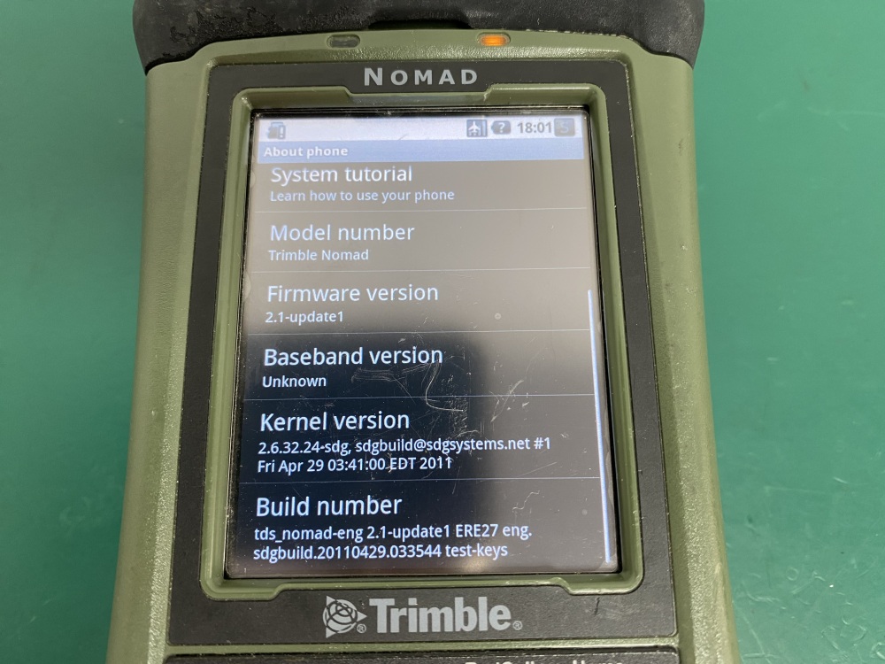 Trimble NOMAD Data Collector -10