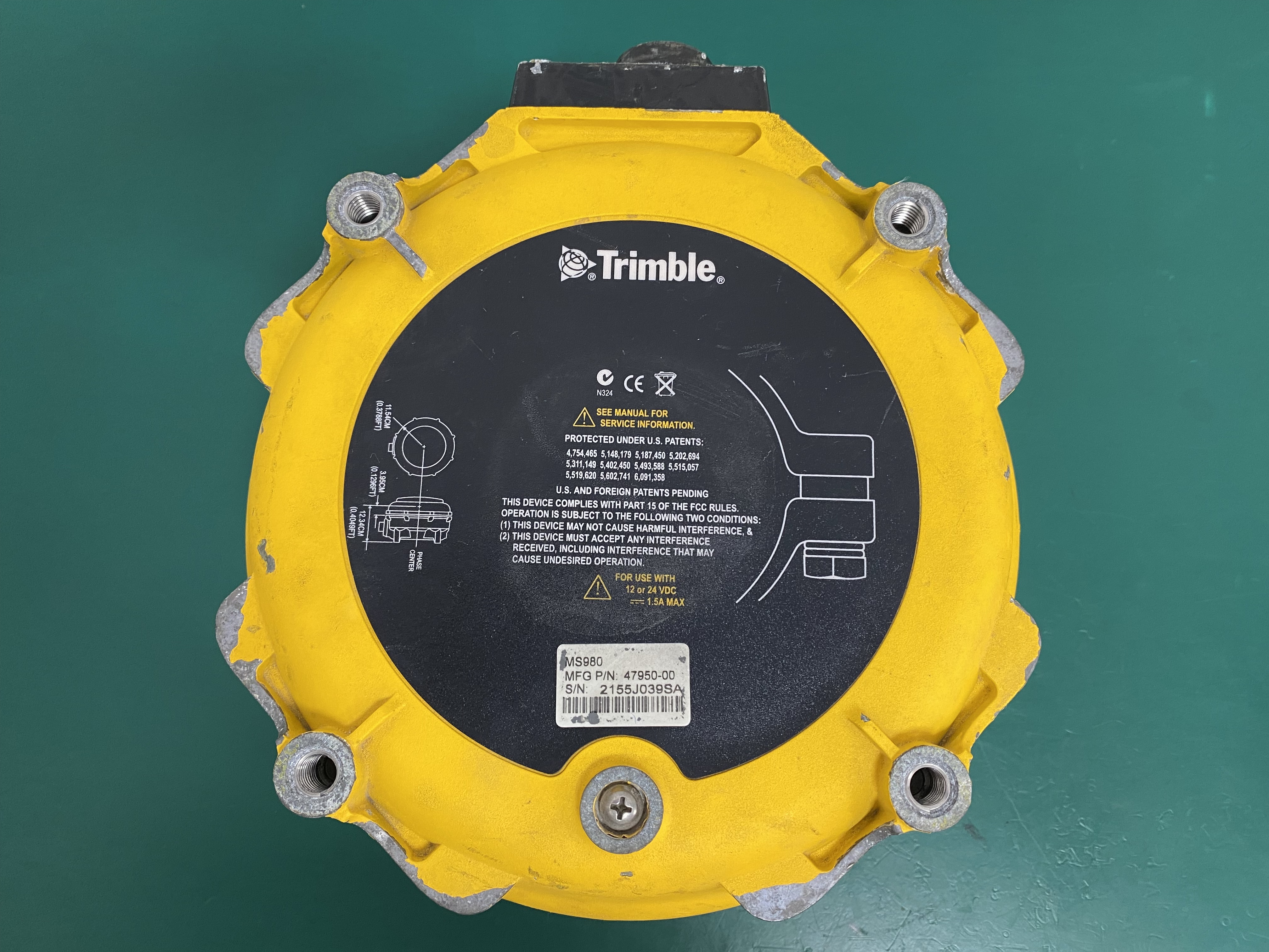 Trimble Cat MS980 Rugged Smart Antenna GPS Receiver For Parts